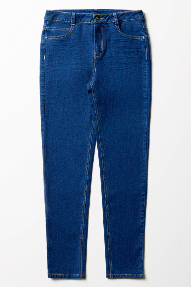 Skinny Denim Jeans Blue (4)
