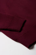 Unisex School Long Sleeve Jersey Maroon (2)