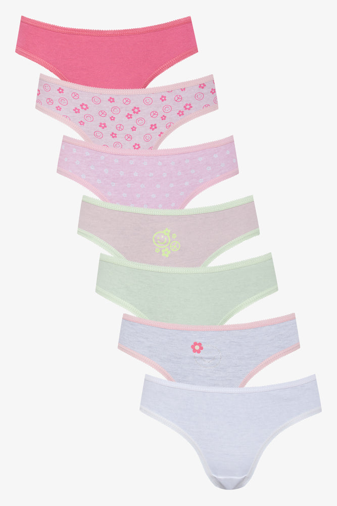 7 Pack Smileyworld Bikini Panties Multi