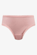 3 Pack Bikini Panties Purple, Peach & Natural (2)