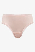3 Pack Bikini Panties Purple, Peach & Natural (3)