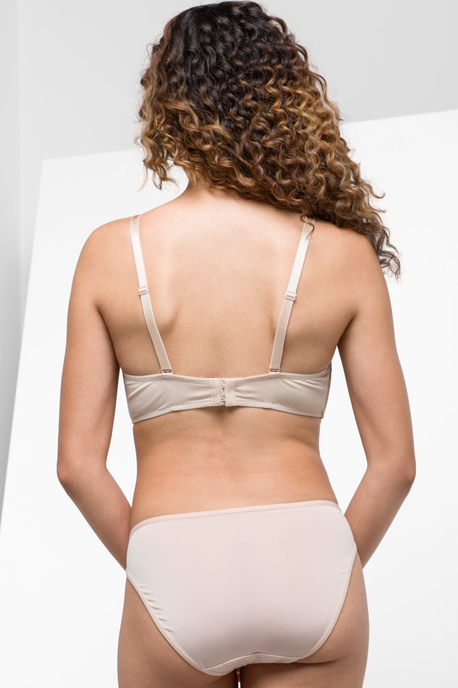 2 Pack Padded Wire Free Bras Navy & Natural (3)