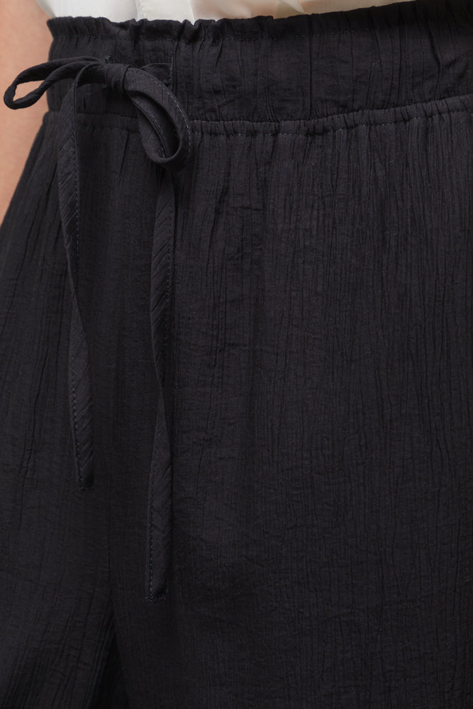 Crinkle Pants Black (3)