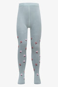 2 Pack Printed Tights Blue