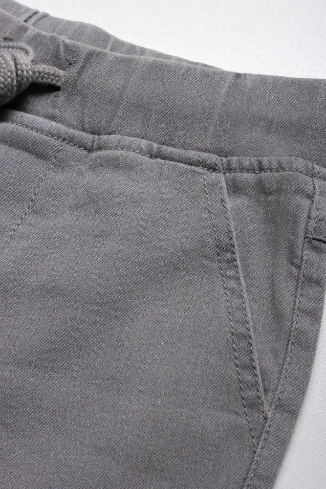 Pull On Denim Shorts Dark Blue (1)