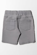 Pull On Denim Shorts Dark Blue (2)