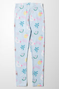 Rib Unicorn Legging Light Blue