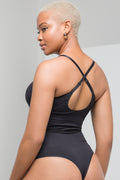 Shapewear Thong Bodysuit Black (2)