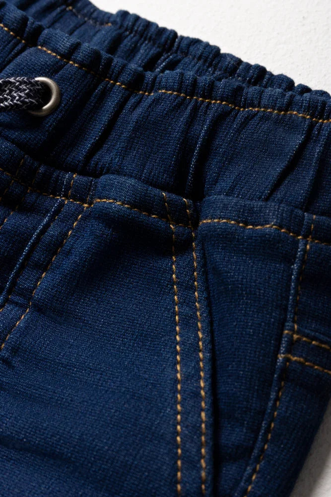 Denim Shorts Dark Blue (1)