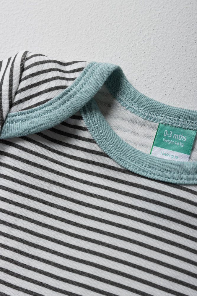 3 Pack Short Sleeve Bodyvests Green