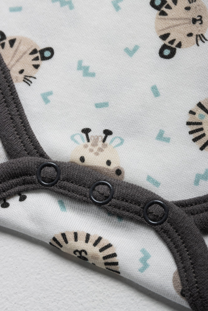 3 Pack Short Sleeve Bodyvests Green (2)