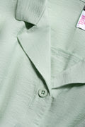 Knot Hem Woven Shirt Misty Jade (1)