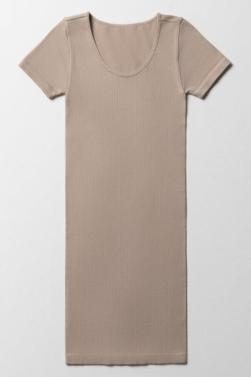 Seamless Bodycon Dress Natural