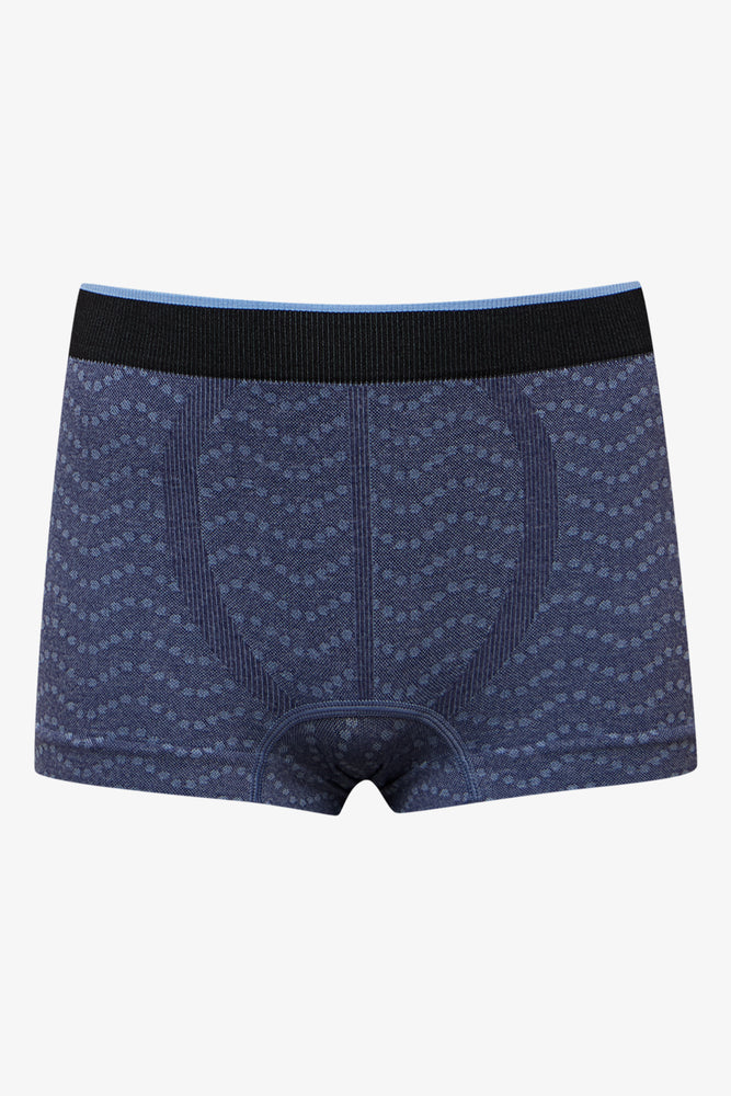 3 Pack Seam-Free Boxers Blue (3)