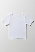 Seamless Short Sleeve T-Shirt White