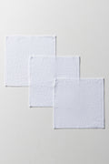 3 Pack Face Cloths White
