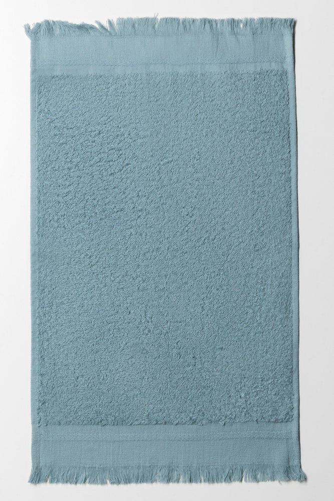 Fringed Guest Towel  North Atlantic