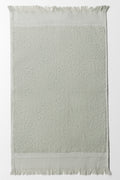 Fringed Guest Towel  Wrought Iron