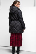 Quilted Puffer Coat Black (2)