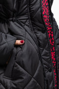 Quilted Puffer Coat Black (3)