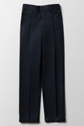 Boys School Turn Up Pants Navy