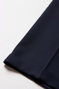 Boys School Turn Up Pants Navy (3)