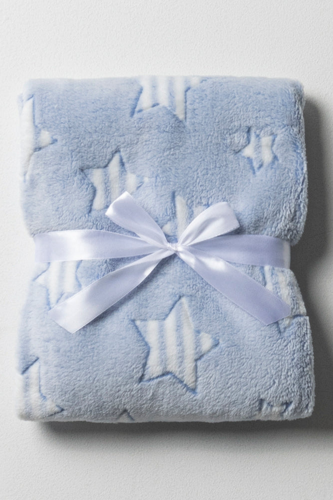 Star Coral Fleece Blanket Blue