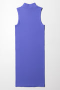 Turtle Neck Bodycon Sleeveless Plum (2)
