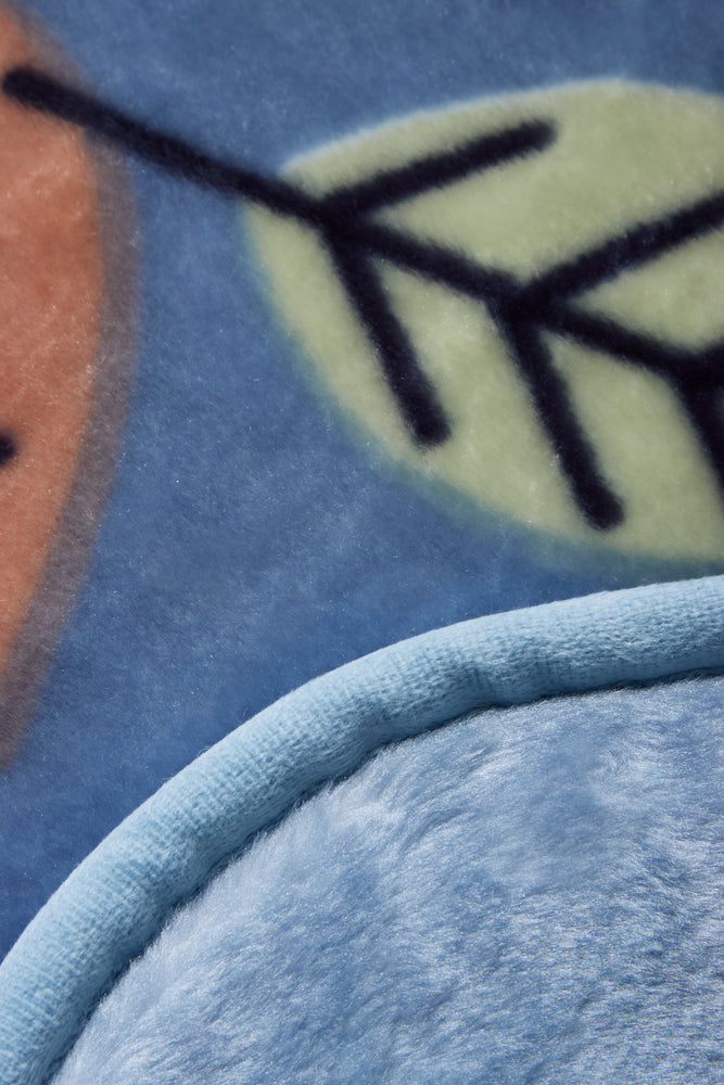 Dinosaur Blanket Blue