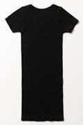 Seamless Bodycon Dress Black (2)