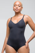 Bonded Shapewear Bodysuit Black