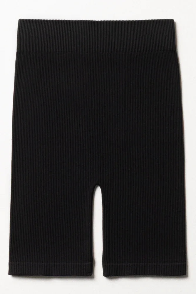 Seamless Cycle Shorts Black (2)