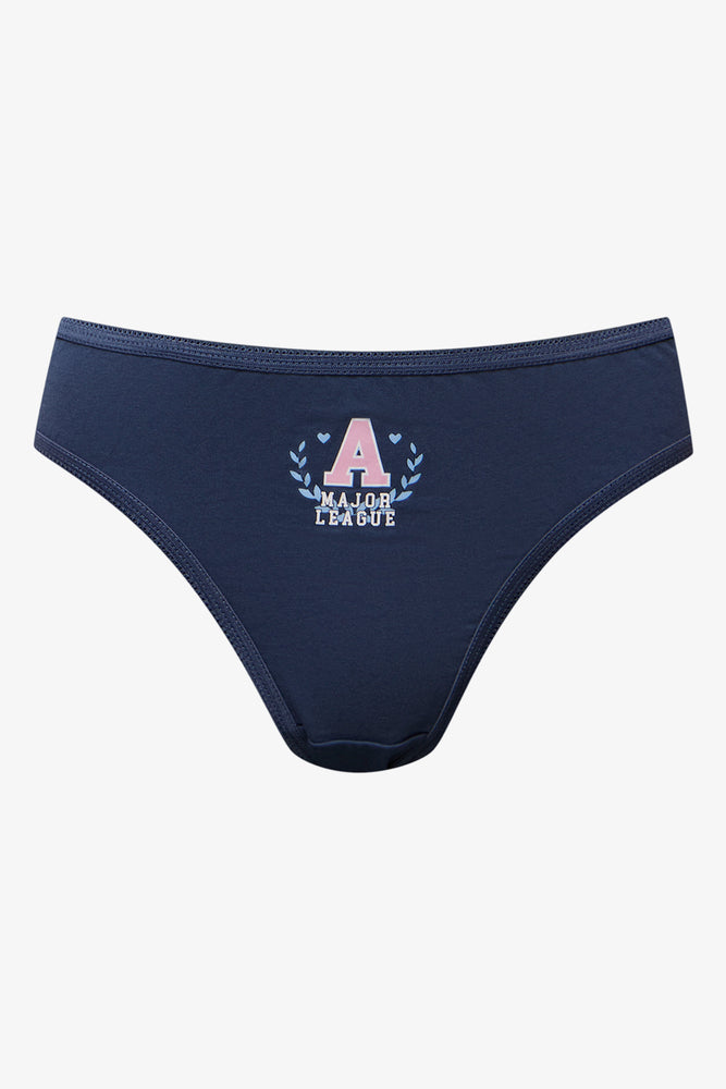 3 Pack Bikini Panties Black, Grey And Pink (4)