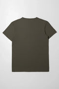 Short Sleeve Crew Neck T-Shirt Dark Green (2)