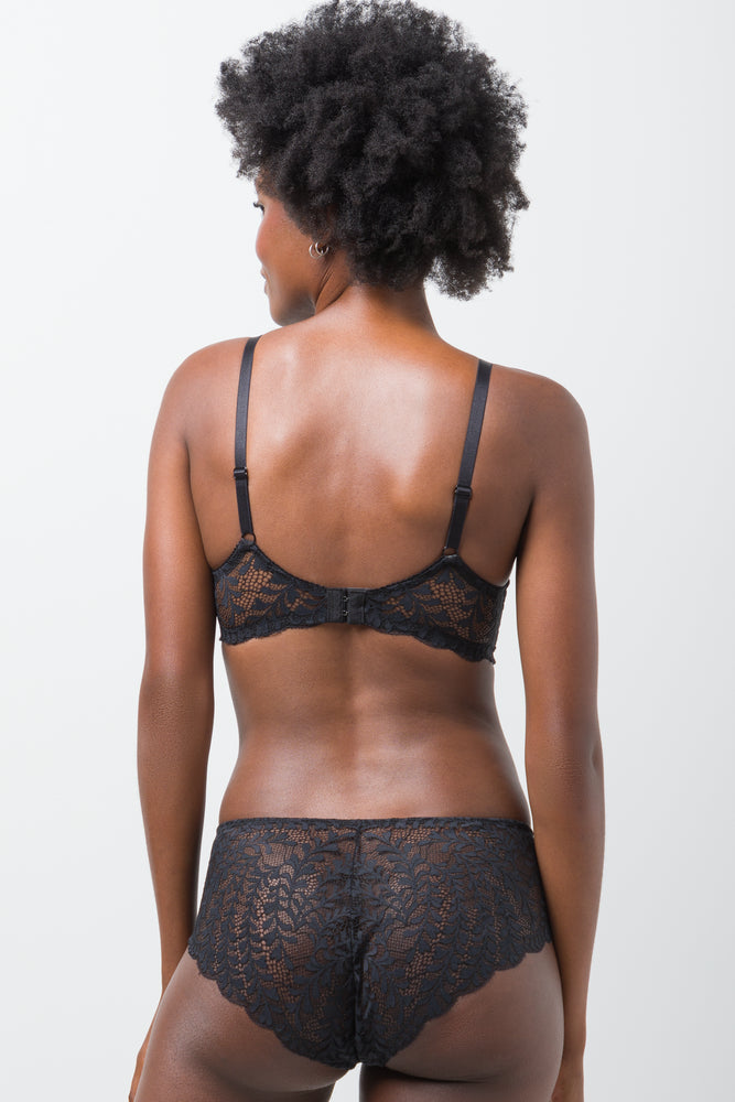 3 Pack Autum Lace Boyleg Black Black & Natural (3)