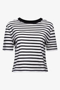 STRIPE TOP BLACK