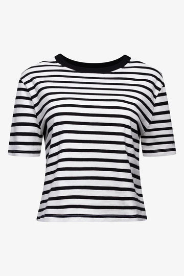 STRIPE TOP BLACK
