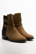 Double Buckle Boot Natural