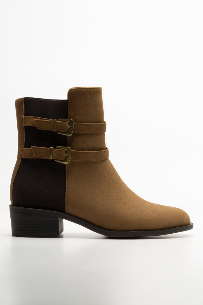 Double Buckle Boot Natural (1)