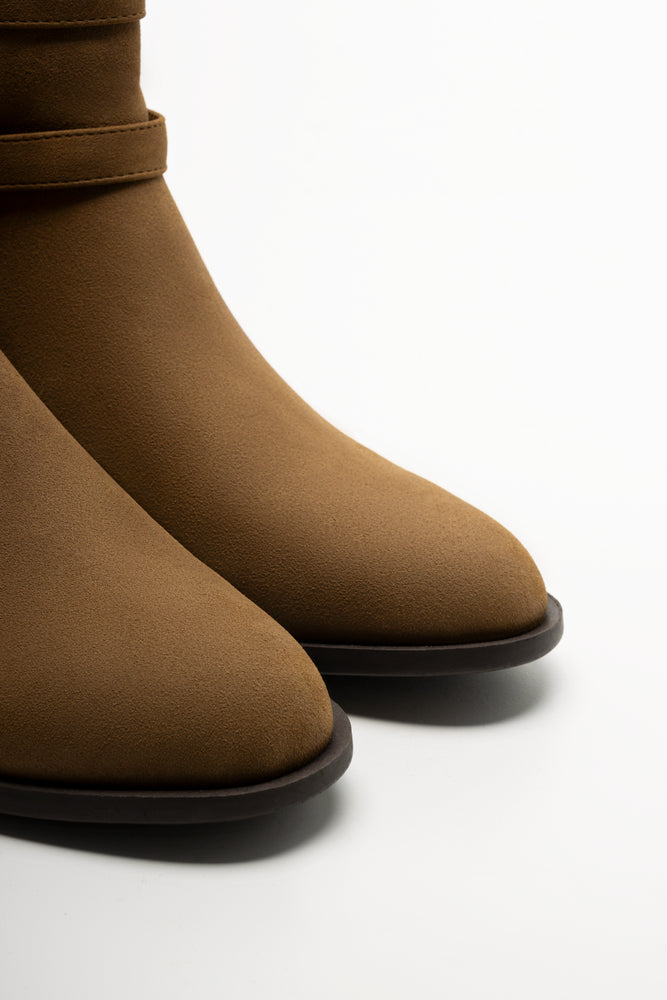 Double Buckle Boot Natural (2)