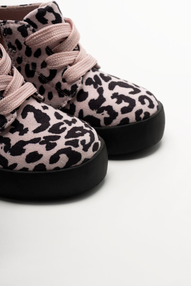 HYBRID HIGHTOP SNEAKER LEOPARD PRINT PINK (2)