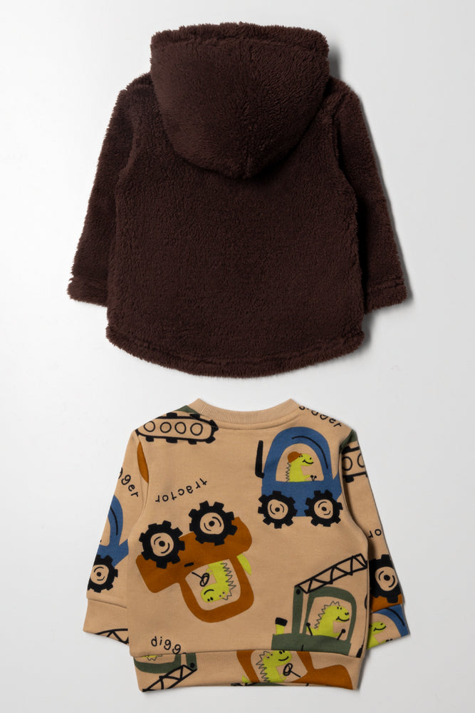 2 Pack Track Tops Natural And Chocolate Transport (3)