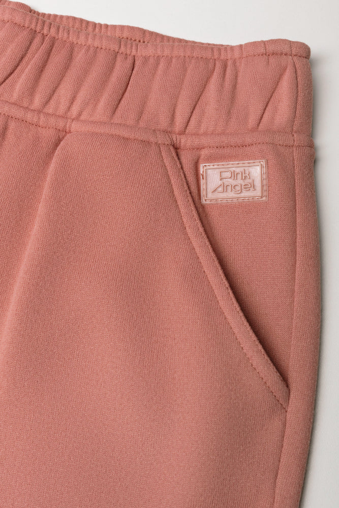 Pull On Trackpants Pink (1)