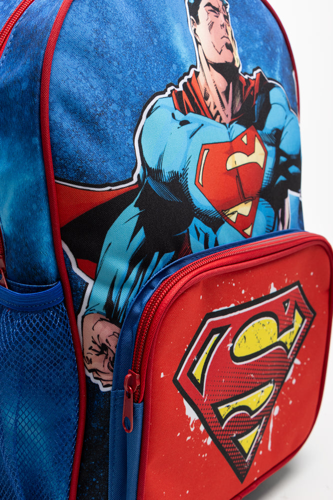 Superman front pocket backpack navy (3)