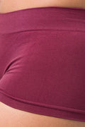 3 Pack Seamfree Boyleg Burgundy Natural And Black (4)