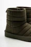 Quilted Comfy Boot Green (3)