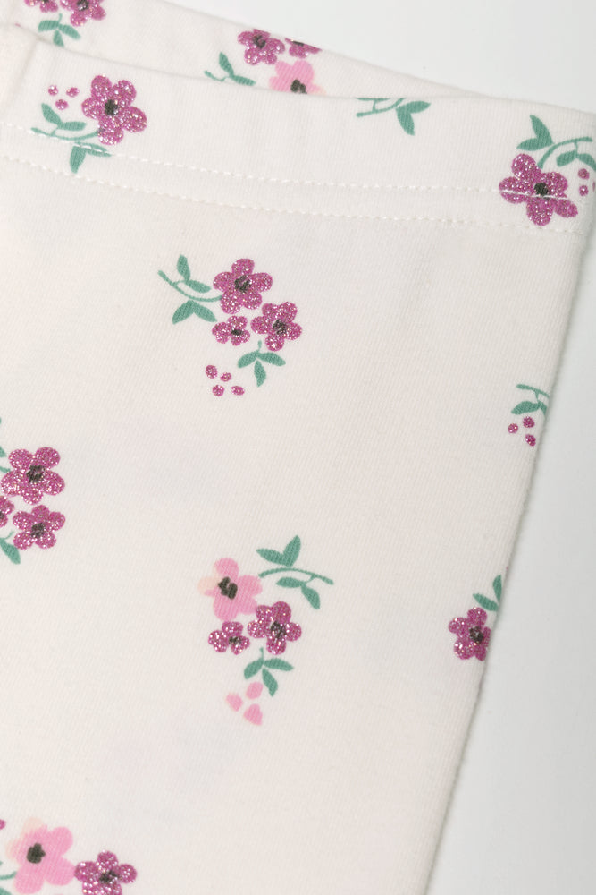 Floral Legging Long Milk (1)