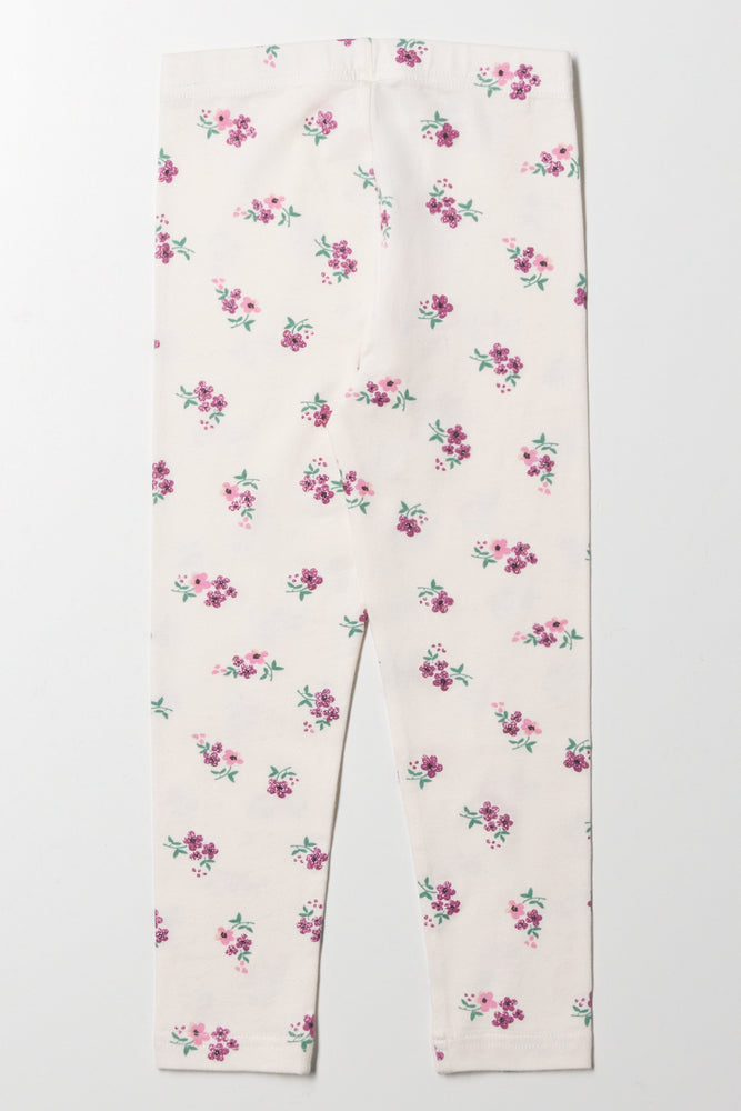 Floral Legging Long Milk (2)