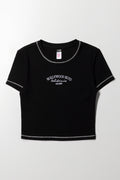 FITTED BABY TEE BLACK