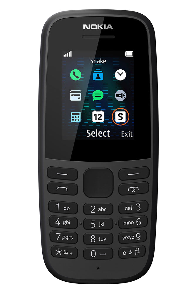 Nokia Dual Sim 105 Black MTN